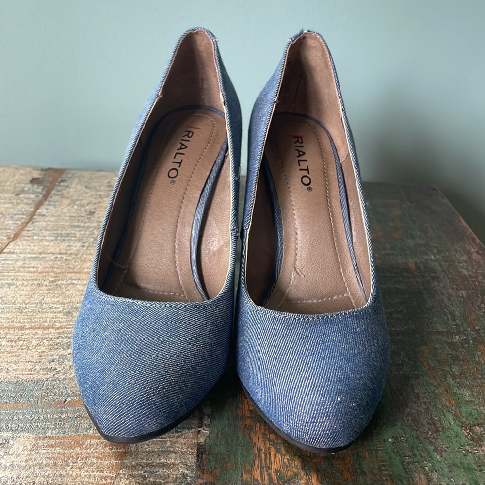 Rialto denim heel 3 1/2” heel (size 6.5) - Picture 7 of 13